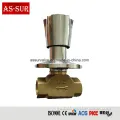 Brass Button Valve Chrome Plated Handle Stop Valve as-Ws004 Factory